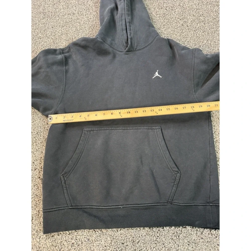 Jordan Brooklyn Fleece Pullover Hoodie Men's Size Medium Black